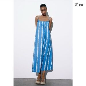 blue big sister smocked dress Boden Women's Zara Cross Waist Jersey Dress in Blue
